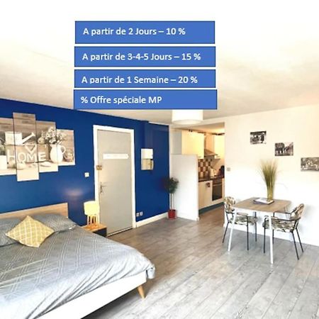 Appartement Entier Moissac Centre 30 M2 Calme Avec Cour Interieure Pour Velos A 50M Du Marche De Moissac Exterior foto